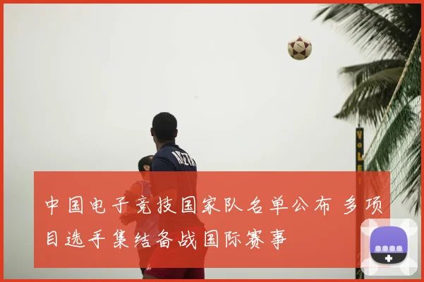 中国电子竞技国家队名单公布 多项目选手集结备战国际赛事